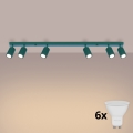 Brilagi - светодиодный точечный светильник CRESTO 6xGU10/10W/230V бирюзовый