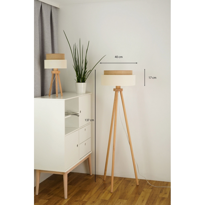 Brilagi - Светодиодный торшер BOHO STYLE 1xE27/15W/230V