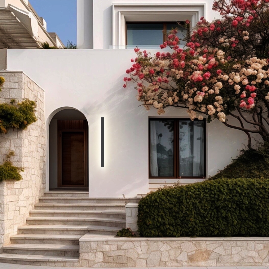 Brilagi - Наружный настенный светильник LINEAR LED/22W/230V 4000K IP65 100 cm антрацит CRI 90