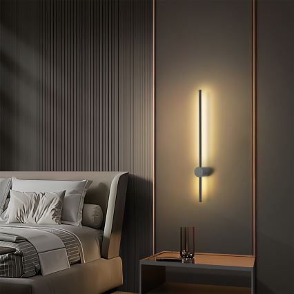 Brilagi - LED уличный настенный светильник AURA LED/12W/230V 3000K IP54 65 cm антрацит