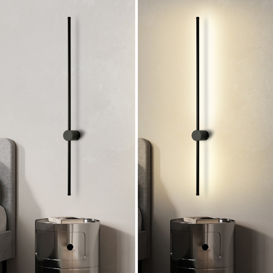 Brilagi - LED уличный настенный светильник AURA LED/20W/230V 4000K IP54 97 см черный CRI 90