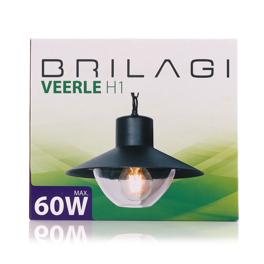 Brilagi - Светодиодный уличный подвесной светильник VEERLE 1xE27/60W/230V IP44