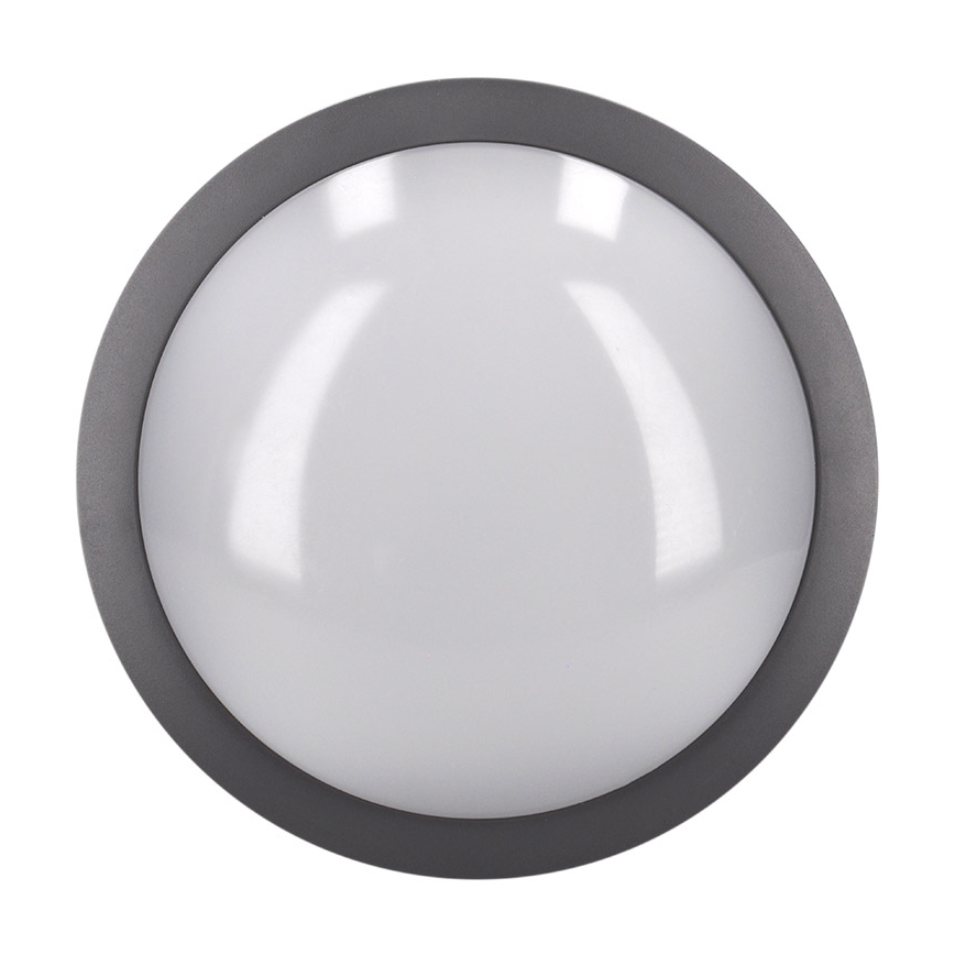 Brilagi - Светодиодный уличный потолочный светильник LED/20W/230V диаметр 23 см IP54 антрацит