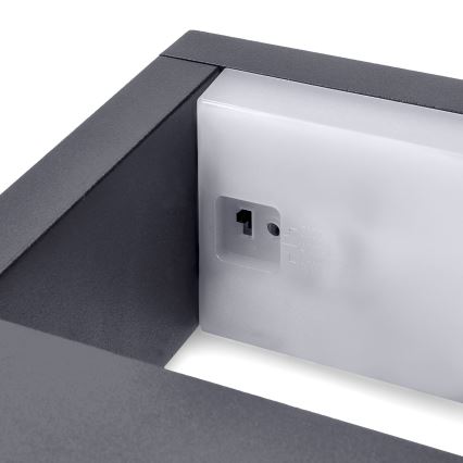 Brilagi - Уличный светодиодный настенный светильник RAGUSA LED/7W/230V 3000/4000/6000K антрацит IP54