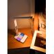 Brilagi - Светодиодная настольная лампа с регулированием яркости, беспроводной QI-зарядкой и USB REGINA LED/8,5W/230V белый