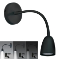 Brilagi - Светодиодная настенная маленькая лампа LED/4W/230V черная