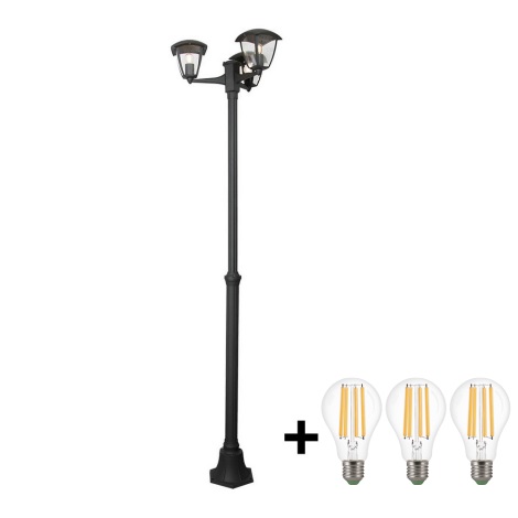 Brilagi - Светодиодная уличная лампа LUNA 3xE27/60W/230V IP44