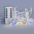 Brilagi - Светодиодная уличная рождественская гирлянда 120xLED/8 режимов/3xAA 9,5м IP44 цветная + дистанционное управление