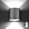 Brilagi -  Светодиодный настенный светильник FRIDA 1xG9/4W/230V серый