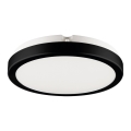 Brilagi - Светодиодный потолочный светильник для ванной комнаты PERA LED/18W/230V диаметр 22 см IP65 черный