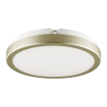 Brilagi - Светодиодный потолочный светильник для ванной комнаты PERA LED/18W/230V диаметр 22 см IP65 золотистый