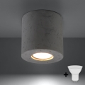 Brilagi -  Светодиодный потолочный светильник FRIDA 1xGU10/7W/230V бетон