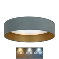 Brilagi - Светодиодный потолочный светильник VELVET LED/12W/230V диаметр 30 см 3000K/4000K/6400K мятный/золотистый
