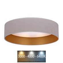 Brilagi - Светодиодный потолочный светильник VELVET LED/12W/230V диаметр 30 см 3000K/4000K/6400K кремовый/золотой