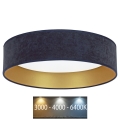 Brilagi - Светодиодный потолочный светильник VELVET LED/24W/230V диаметр 40 см 3000/4000/6400K синий/золотой