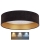 Brilagi - Светодиодный потолочный светильник VELVET STAR LED/36W/230V диаметр 55 см 3000K/4000K/6400K черный/золотой