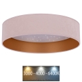 Brilagi - Светодиодный потолочный светильник VELVET STAR LED/36W/230V диаметр 55 см 3000K/4000K/6400K розовый/золотой