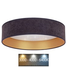 Brilagi - Светодиодный потолочный светильник VELVET STAR LED/36W/230V диаметр 55 см 3000K/4000K/6400K серый/золотой