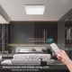 Brilagi - Светодиодный потолочный светильник с регулированием яркости для ванной комнаты FRAME SMART LED/24W/230V 3000-6000K IP44 белый + дистанционное управление