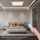Brilagi - Светодиодный потолочный светильник с регулированием яркости для ванной комнаты FRAME SMART LED/50W/230V 3000-6000K IP44 белый + дистанционное управление