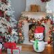 Brilagi - Светодиодное рождественское уличное украшение 40xLED/3xAA IP44 снеговик