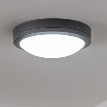 Brilagi - Світильник для стелі зовнішній LED/20W/230V діам. 23 см IP54 антрацит