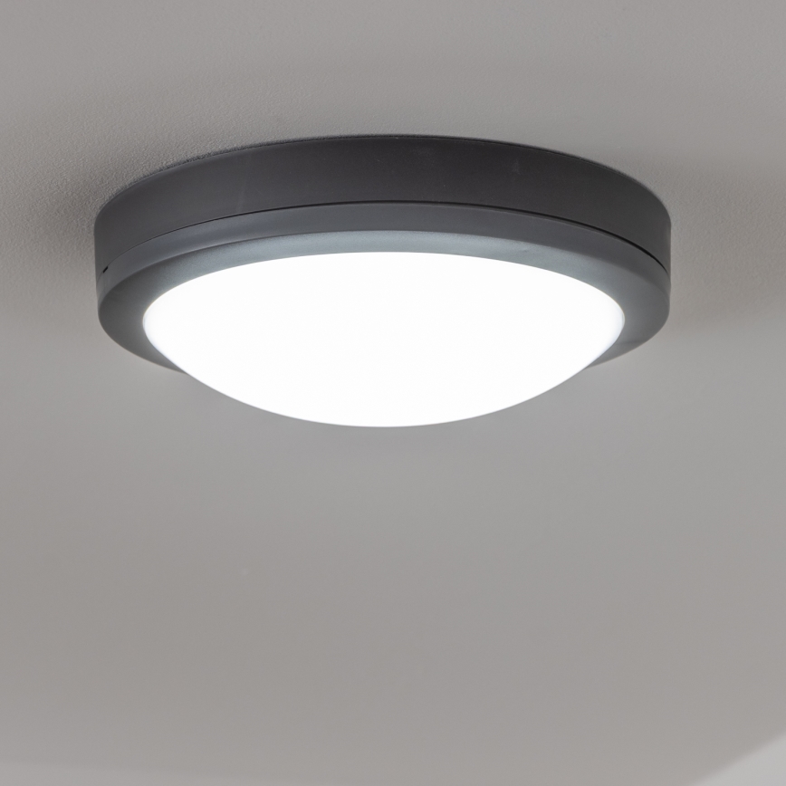 Brilagi - Світильник для стелі зовнішній LED/20W/230V діам. 23 см IP54 антрацит