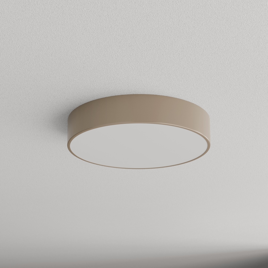 Brilagi - Стельовий світильник для ванної кімнати з датчиком CLARE 3xE27/72W/230V діаметр 40 см IP54 бежевий