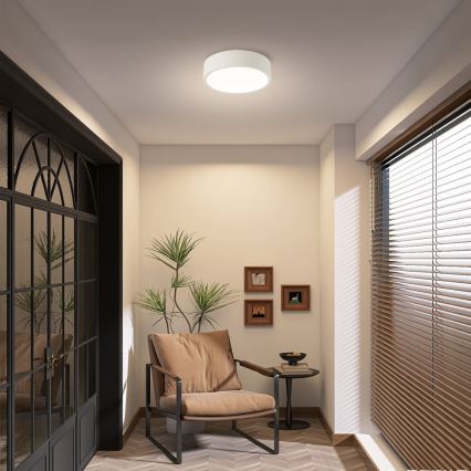 Brilagi - LED стельовий світильник з регульованою яскравістю POOL LED/18W/230V 3000-6000K 20 см білий + дистанційне керування