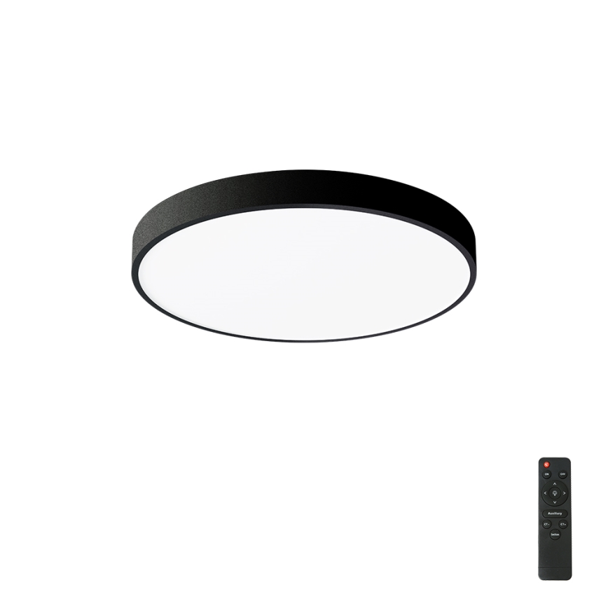 Brilagi - Потолковий світильник з регулюванням яскравості POOL LED/60W/230V 3000-6000K, діаметр 60 см, чорний + дистанційний пульт