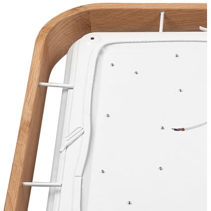 Brilagi - Світлодіодний регульований стельовий світильник MANAROLA CUBIC LED/24W/230V 3000-6500K дуб + дистанційне керування