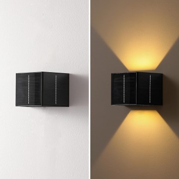 Brilagi - Світильник на стіну на сонячних батареях SOLAR CUBE LED/2W/3,2V 1300 mAh IP54