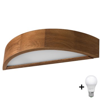 Brilagi - Світильник настінний LED CARVALHO 1xE27/60W/230V дуб вишня