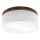 Brilagi - Світильник стельовий LED BELLADONNA 2xE27/15W/230V діам. 40 см білий/дуб горіх
