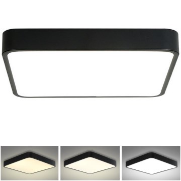 Brilagi - Світильник стельовий LED POOL LED/48W/230V 3000/4500/6000K 50x50 см чорний