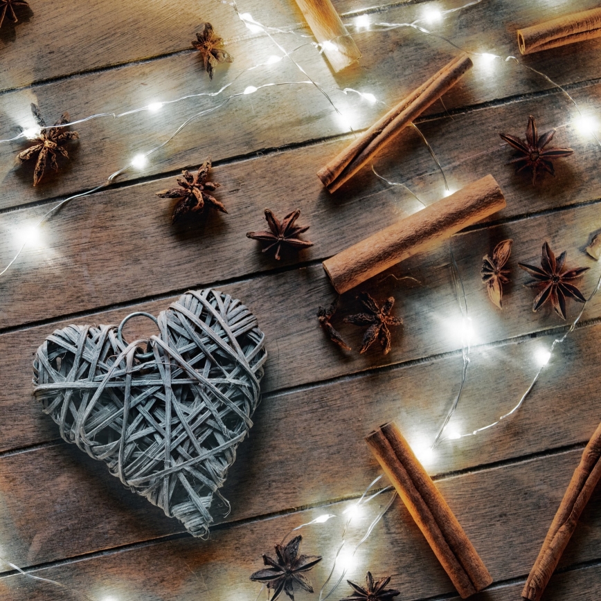 Brilagi - світлодіодна гірлянда 100xLED/3xAA 10m холодне біле світло