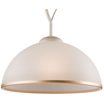 Brilagi - Світлодіодна люстра на штанзі ANTICO 1xE27/60W/230V біла патина