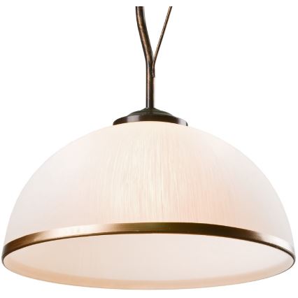 Brilagi - Світлодіодна люстра на штанзі ANTICO 1xE27/60W/230V бронза патина