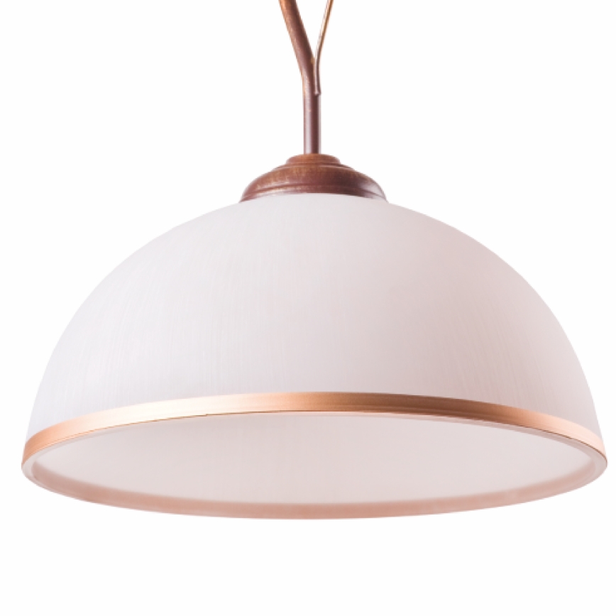 Brilagi - Світлодіодна люстра на штанзі ANTICO 1xE27/60W/230V бронза патина