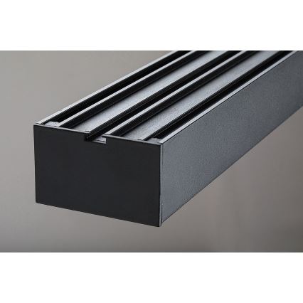 Брілагі - світлодіодна люстра на тросі АКСІС, 30 Вт/230 В/120 см, чорна