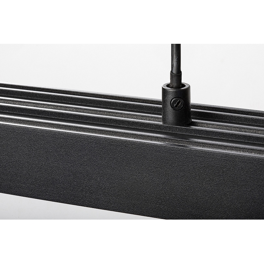 Брілагі - світлодіодна люстра на тросі АКСІС, 30 Вт/230 В/120 см, чорна