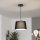 Brilagi - світлодіодна люстра на тросі CERIA 1xE27/40W/230V, діаметр 30 см, чорна