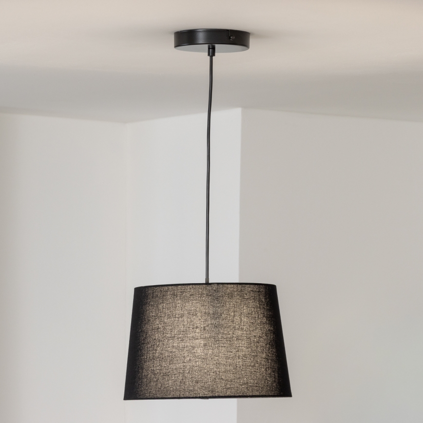 Brilagi - світлодіодна люстра на тросі CERIA 1xE27/40W/230V, діаметр 30 см, чорна