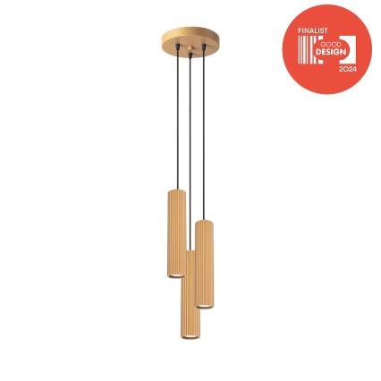 Brilagi - світлодіодна люстра на тросі CRESTO 3xGU10/10W/230V золота