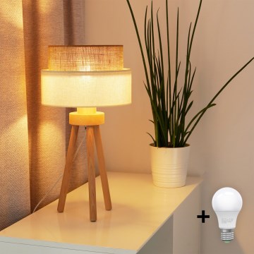 Brilagi - Світлодіодна настільна лампа BOHO STYLE 1xE27/15W/230V