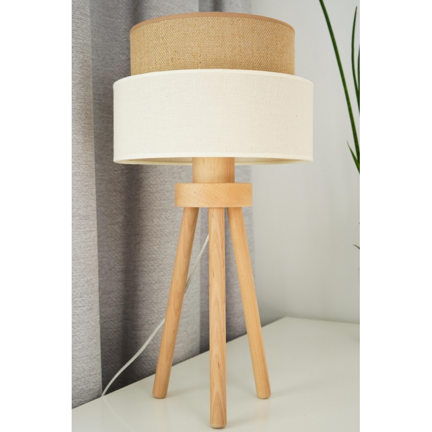Brilagi - Світлодіодна настільна лампа BOHO STYLE 1xE27/15W/230V