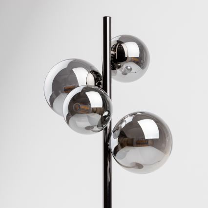 Brilagi - Світлодіодна настільна лампа MILLA 4xG9/3W/230V глянцевий хром/димчастий