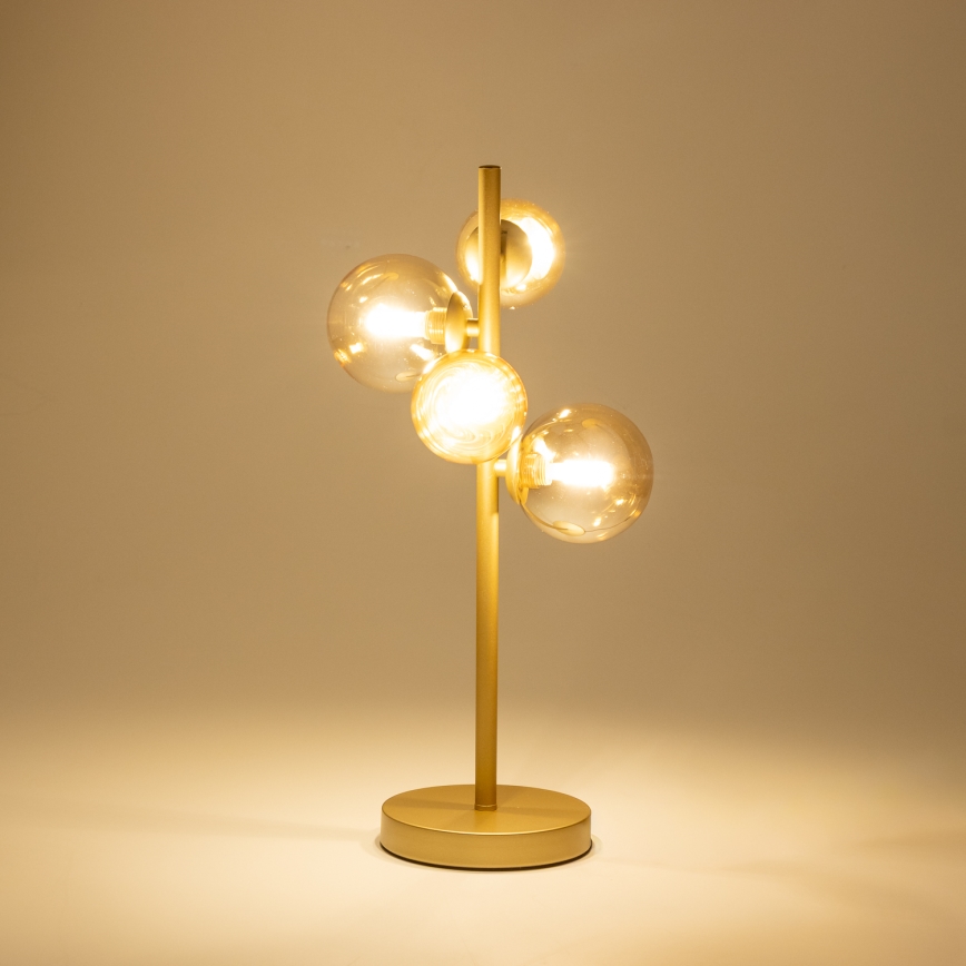 Brilagi - Світлодіодна настільна лампа MILLA 4xG9/3W/230V золотий