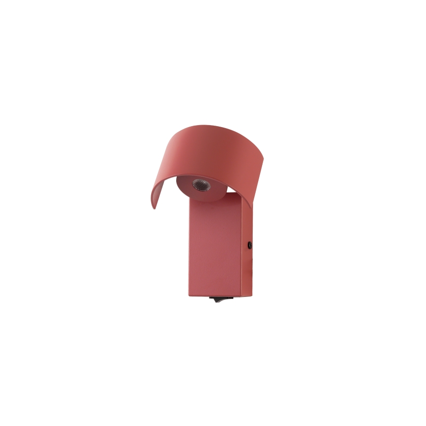 Brilagi - Світлодіодна настінна лампа VASTO LED/3W/230V червоний burgundy