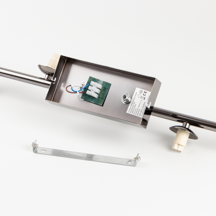 Brilagi - Світлодіодна накладна люстра MILLA 7xG9/3W/230V чорний хром/білий